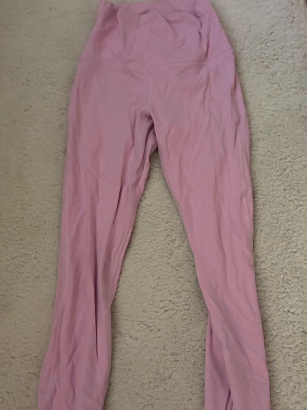 Pink Lulu High-Waist Leggings